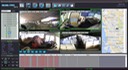 SD8C 8-channel Live View 3G video streaming public transit bus surveillance camera system Quad view with map