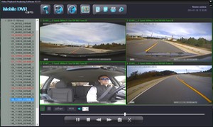 SD4D Camera test Cam1-PD Forward View, Cam2-ExCAM Forward View, Cam3-PD Driver, Cam4 ExCAM Rear 3 mobile video security surveillance onboard driver camera system