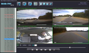 SD4D Camera test Cam1-PD Forward View, Cam2-ExCAM Forward View, Cam3-PD Driver, Cam4 ExCAM Rear 5 mobile video security surveillance onboard driver safety camera system