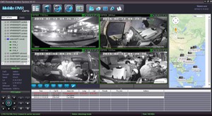 SD8C 3G version night vision cameras for public transit buses with 3G Video Streaming 3G cellular live GPS tracking Overspeeding alarm