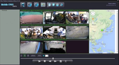 SD8C 3G Live View City Metro Transit Bus with live GPS tracking, geo-fencing, live driver talk low resolution streaming video screenshot 1 