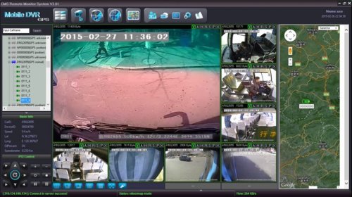 SD8C 3G Live View City Metro Transit Bus with live GPS tracking, geo-fencing, live driver talk low resolution streaming video screenshot 5